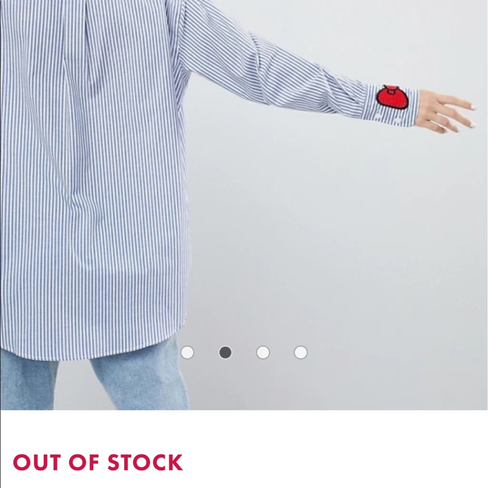 💰2X HOST PICK💰 NWT Hello Kitty X ASOS Pocket And Cuff Embroidery - Picture 3 of 15